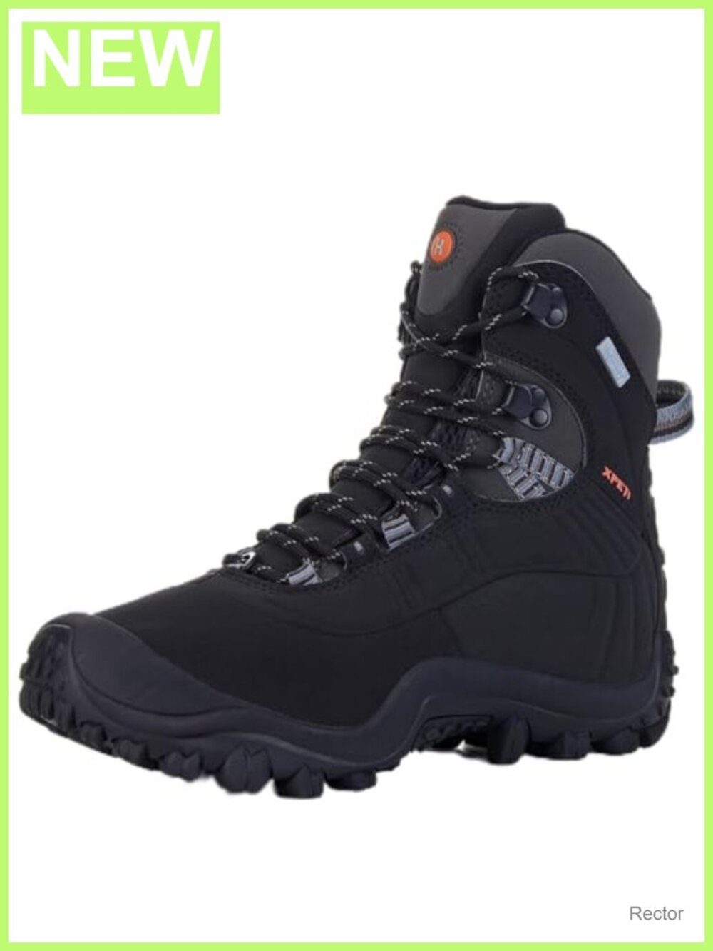 Thermator Mid High-Top Waterproof Hiking Boots with Thinsulate Insulation, EVA
